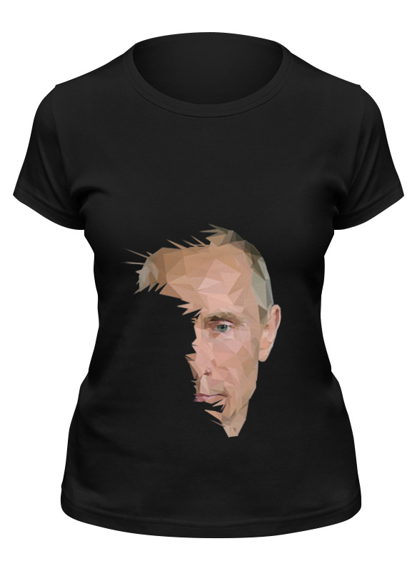 

Футболка женская Printio Путин черная 2XL, Черный, Путин