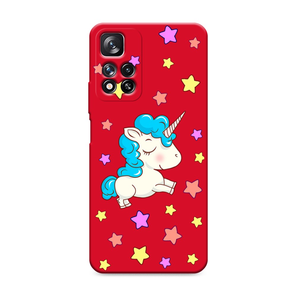 

Чехол Awog на Xiaomi Redmi Note 11 Pro Plus 5G "Звездный единорог", Разноцветный, 312153-1