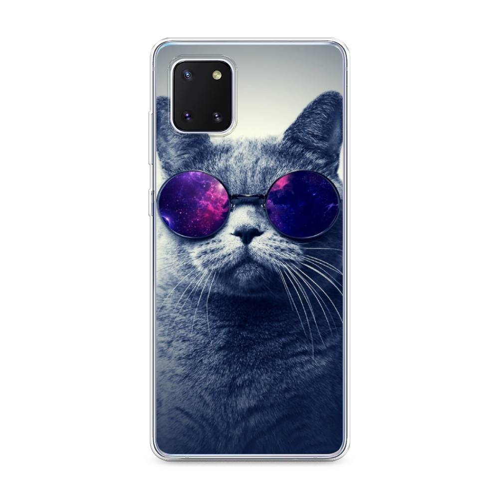 

Чехол Awog на Samsung Galaxy Note 10 Lite "Космический кот", Разноцветный, 29150-1