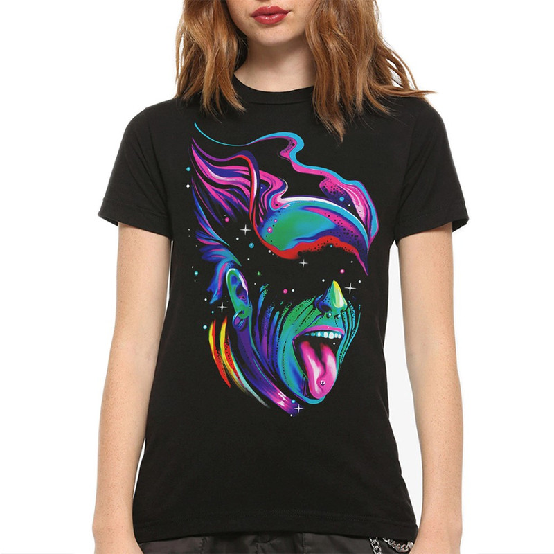 

Футболка женская Dream Shirts Кит Флинт The Prodigy черная 3XL, "Кит Флинт The Prodigy"
