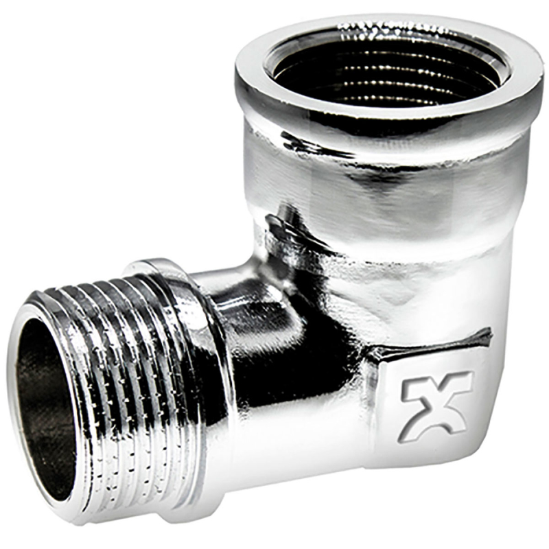 Угольник хромированный IVANCI внутренняя-наружная резьба 3/4