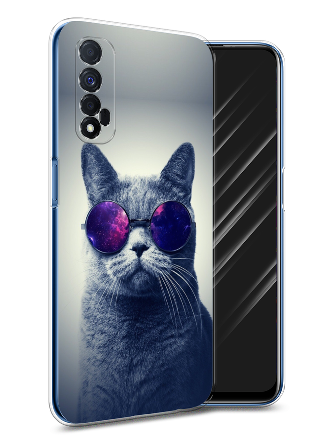 

Чехол Awog на Realme 7 "Космический кот", Разноцветный, 254150-1