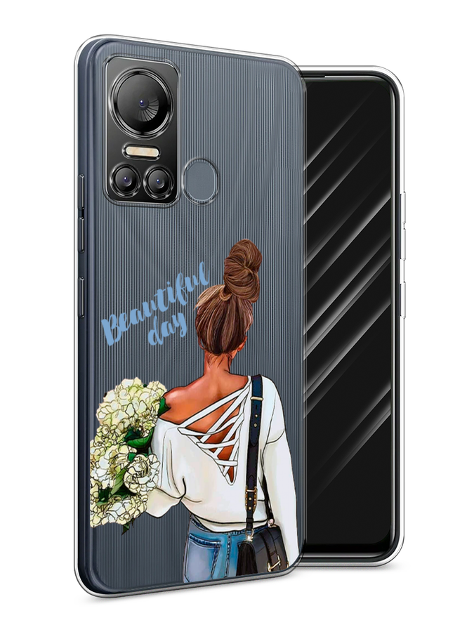 

Чехол Awog на Itel Vision 5 "Beautiful day vector", Коричневый;белый;зеленый, 3201050-6