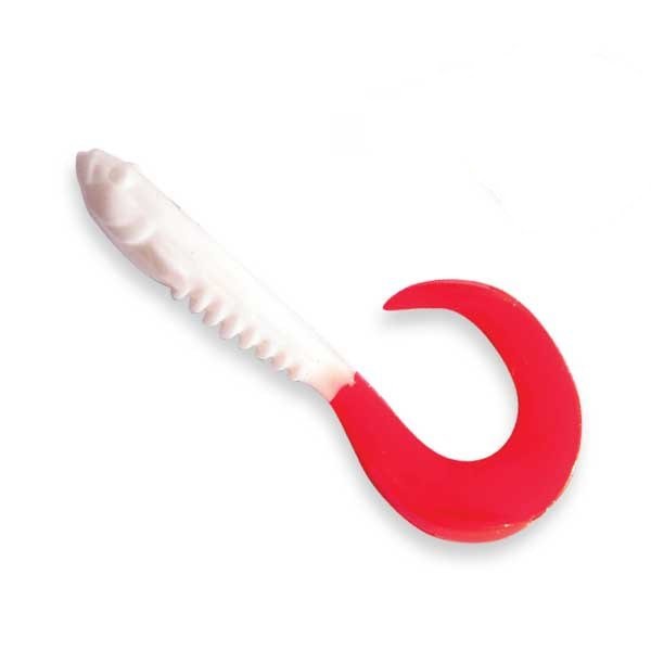 

Силикон Crazy Fish King Tail 2.5" 72-65-59200T-7, Белый;красный, 00-00024287