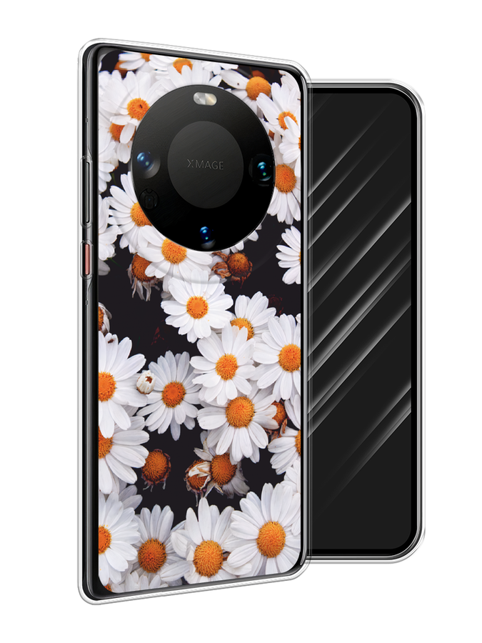 

Чехол Awog на Huawei Mate 60 "Ромашковое поле", Белый, 6122150-1