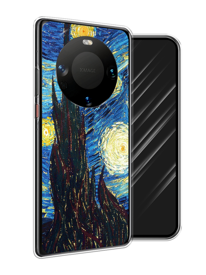 

Чехол Awog на Huawei Mate 60 "Ван Гог Звездная ночь", Желтый, 6122150-1