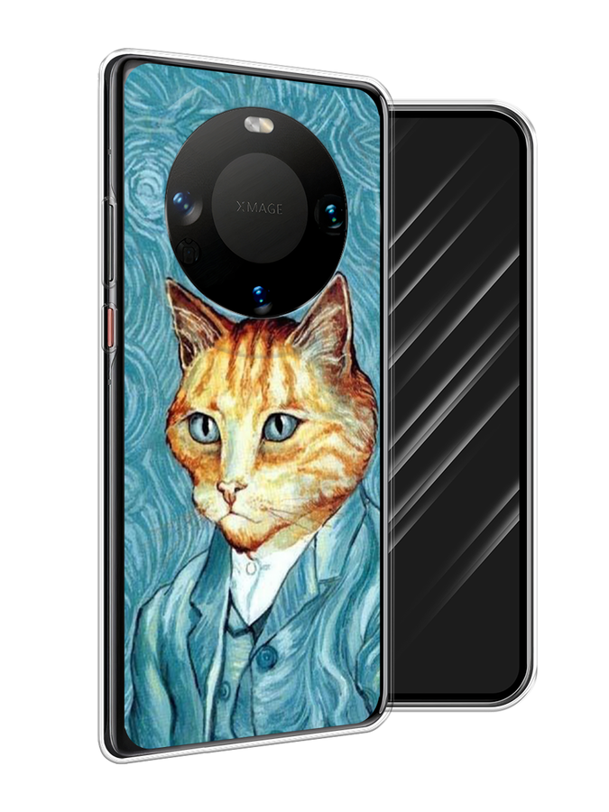 

Чехол Awog на Huawei Mate 60 "Кот Ван Гог", Голубой;коричневый, 6122150-1