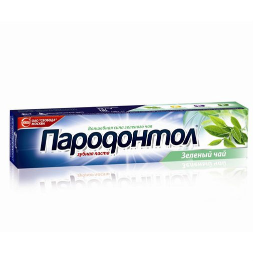 Зубная паста Свобода Пародонтол зеленый чай 124 г зубная паста свобода пародонтол комплексная защита 6 в 1 124 г х 9 шт