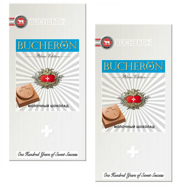 Шоколад Bucheron молочный Blanc Edition, 85 г х 2 шт