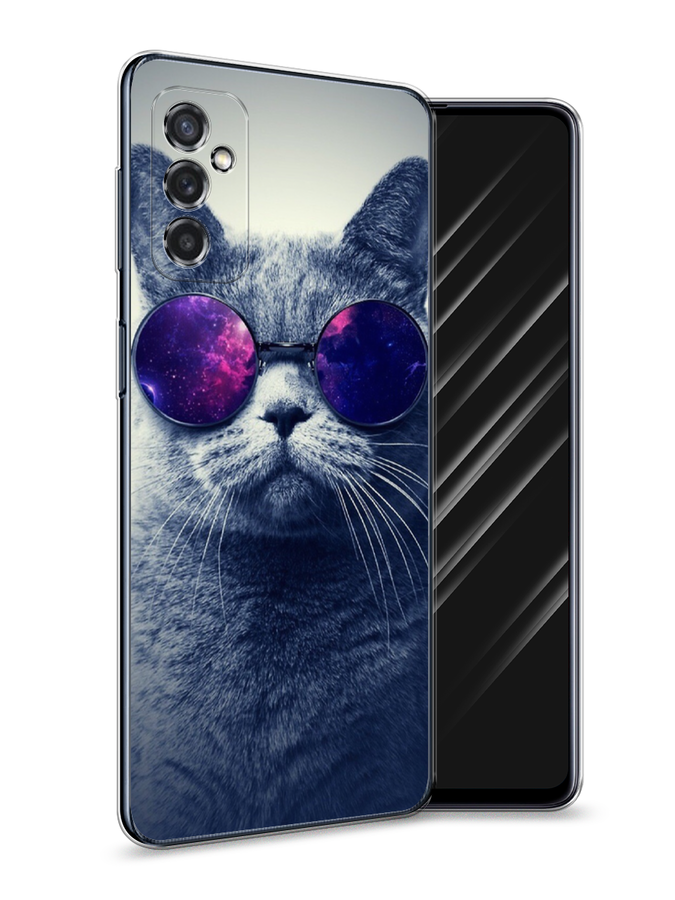 

Чехол Awog на Samsung Galaxy M52 / Самсунг M52 "Космический кот", Разноцветный, 2104350-1