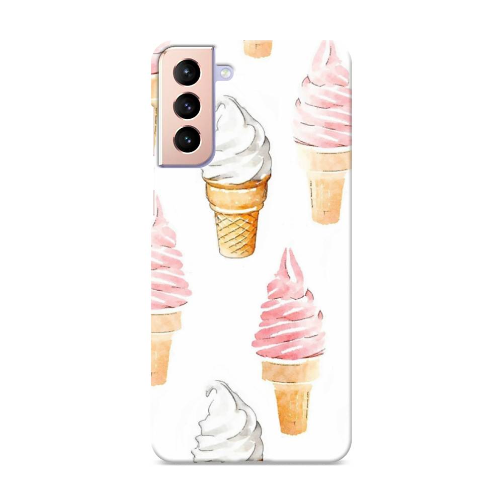 

Пластиковый чехол "Нарисованное мороженое" на Samsung Galaxy S21 +, 2102120-7