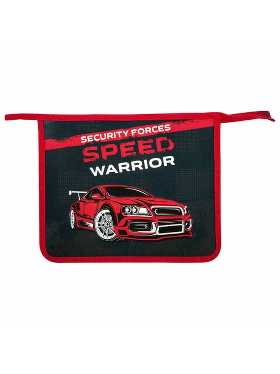 

Папка для тетрадей ПИФАГОР А5, 1 отделение, пластик, на молнии, Speed warrior, 271088