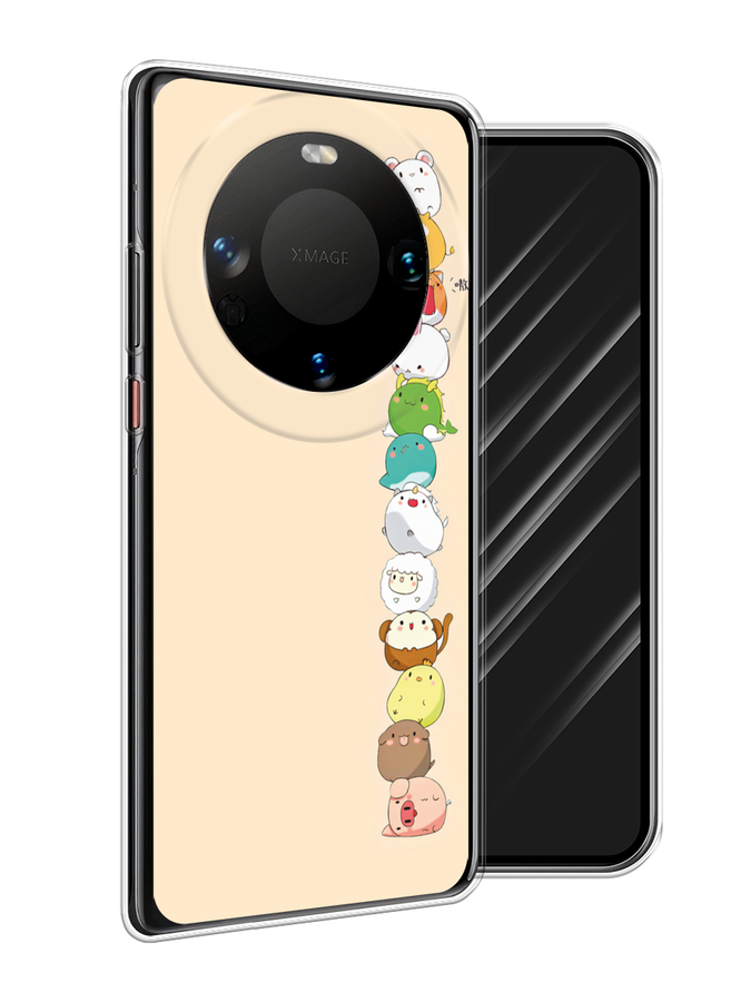 

Чехол Awog на Huawei Mate 60 "Питомцы Чиби", Желтый, 6122150-1