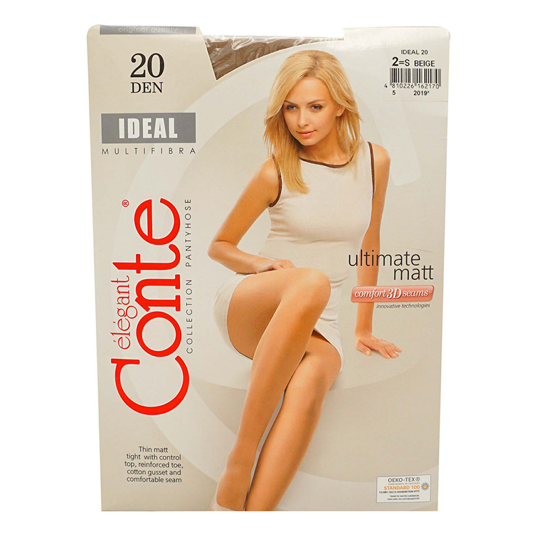 

Колготки женские Conte Elegant бежевые 2, Бежевый