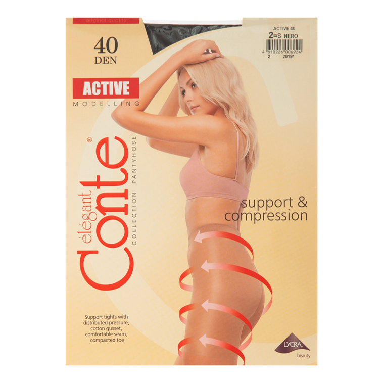 

Колготки женские Conte Elegant черные 2, Черный