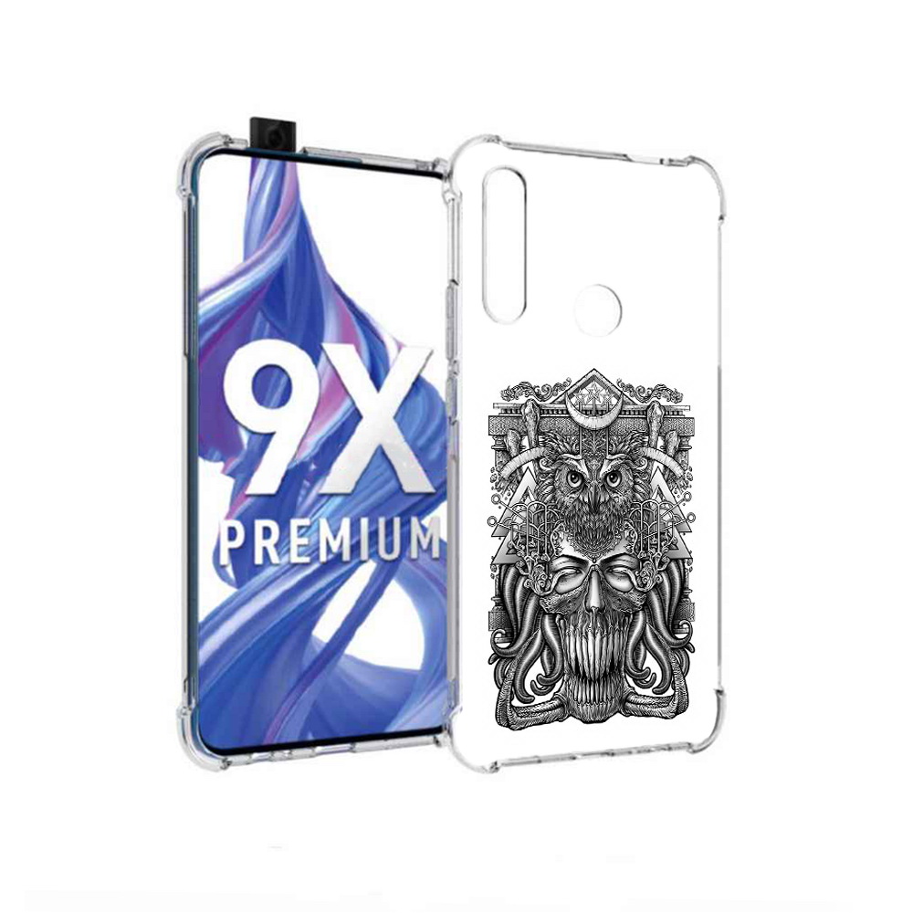 

Чехол MyPads Tocco для Honor 9X зубастая сова (PT139835.22.369), Прозрачный, Tocco