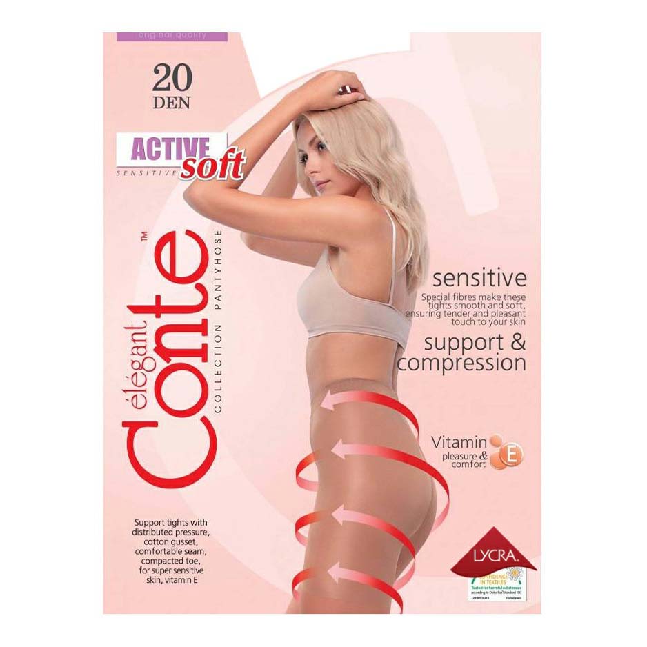 

Колготки женские Conte Elegant бежевые 4, Бежевый