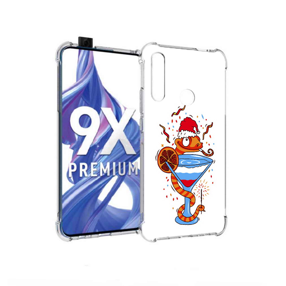 

Чехол MyPads Tocco для Honor 9X змейка (PT139835.22.364), Прозрачный, Tocco