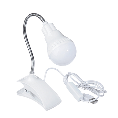 FORZA Фонарь-лампа на прищепке 6 LED питание USB с выключателем