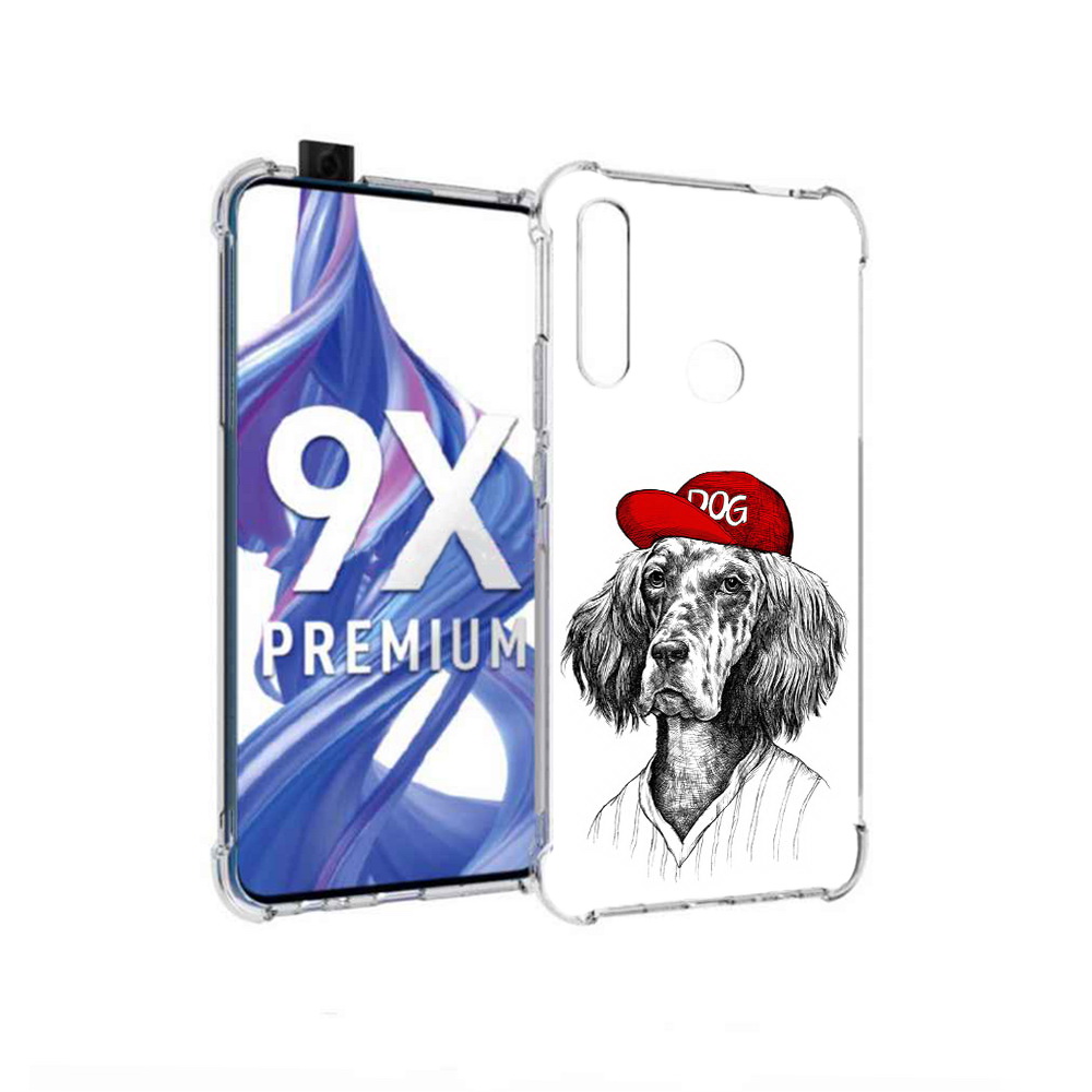 Чехол MyPads Tocco для Honor 9X дог (PT139835.22.333), Прозрачный, Tocco