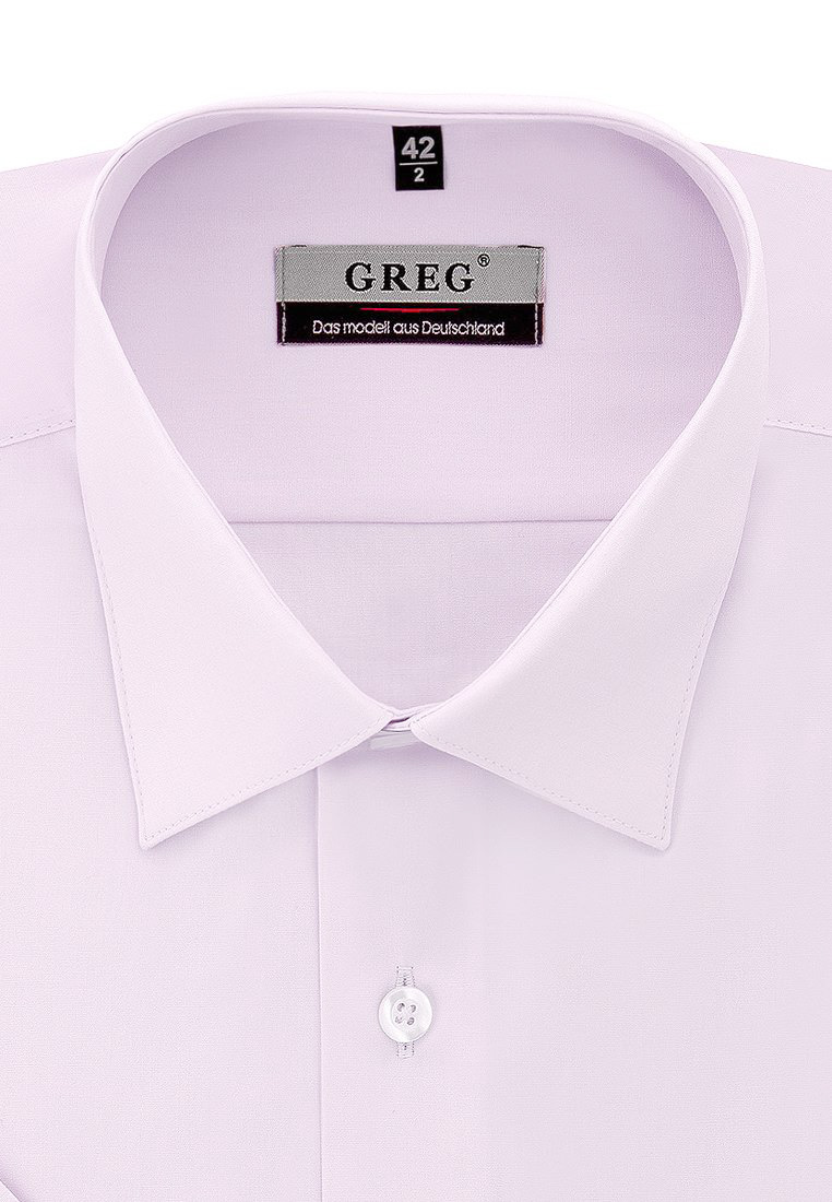 

Рубашка мужская Greg 01-00002026 фиолетовая 37, Фиолетовый, 01-00002026