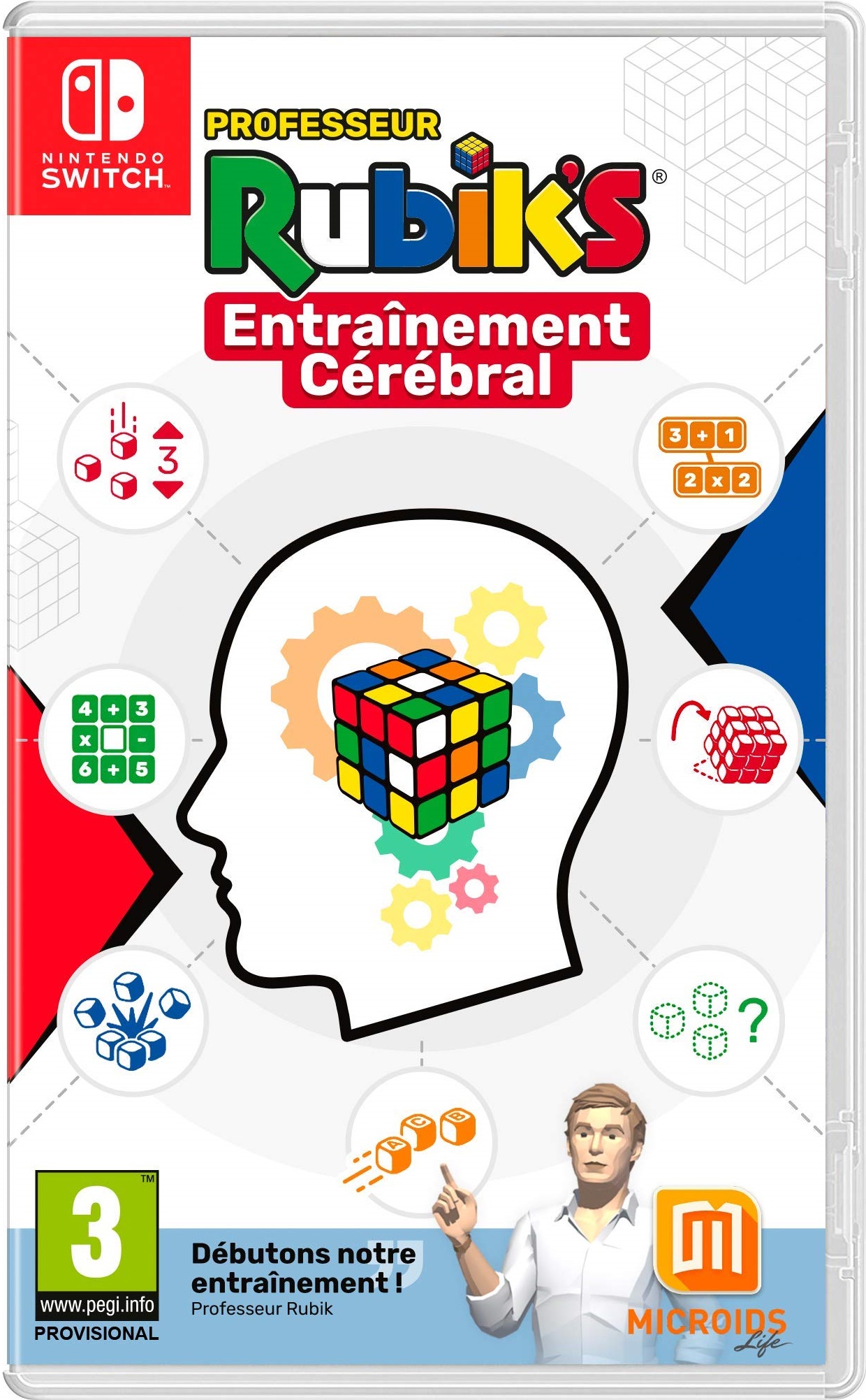 Игра Professor Rubik's: Brain Fitness (Nintendo Switch, полностью на иностранном языке)
