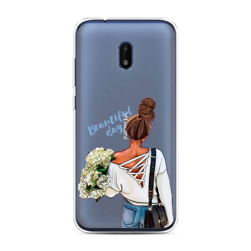 

Чехол Awog на Nokia C1 Plus / Нокиа C1 Plus "Beautiful day vector", Коричневый;белый;зеленый, 124650-6