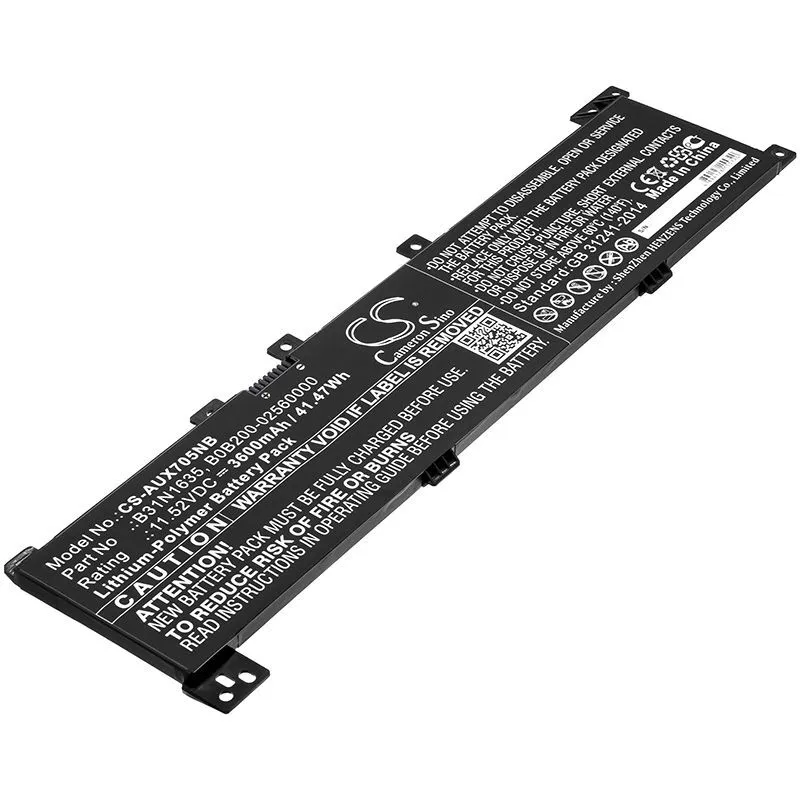 

Аккумулятор для ноутбука Cameron Sino CS-AUX705NB 3600 мАч 11,52В, CS-AUX705NB