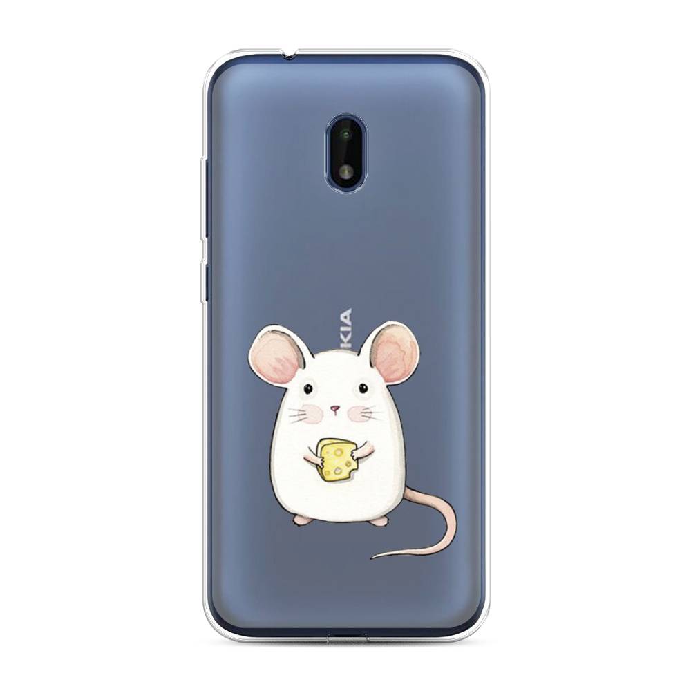 

Чехол Awog на Nokia C1 Plus / Нокиа C1 Plus "Мышка", Белый;розовый;прозрачный, 124650-1