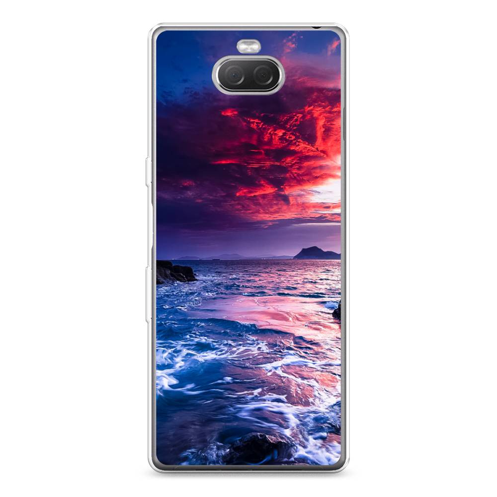 

Силиконовый чехол "Волны 1" на Sony Xperia 10 Plus, 54150-4