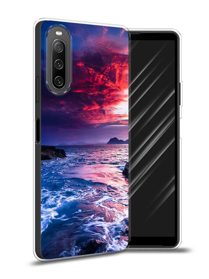 

Чехол Awog на Sony Xperia 10 IV "Волны 1", Разноцветный, 55250-4