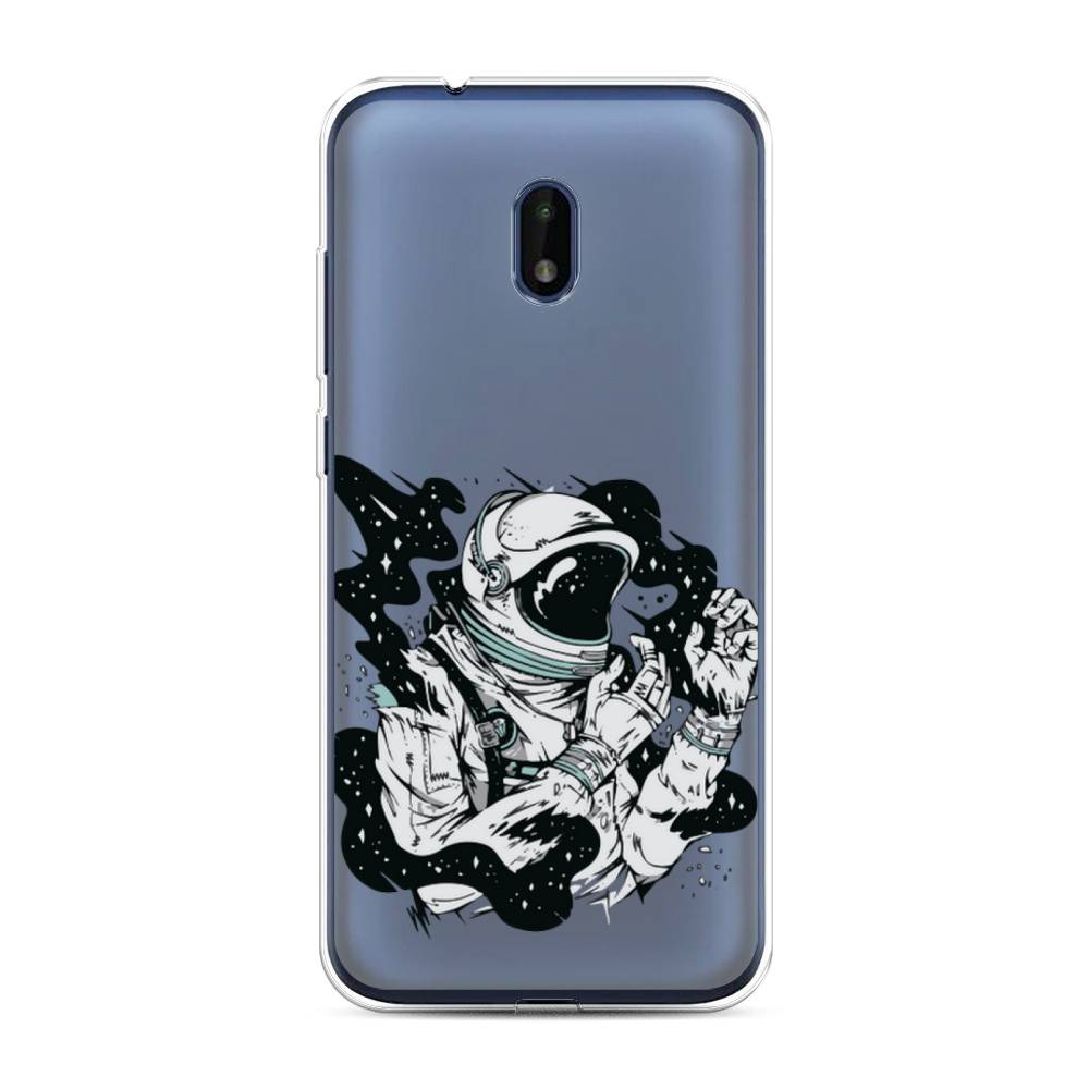 

Чехол Awog на Nokia C1 Plus / Нокиа C1 Plus "Космонавт арт", Черный;белый;прозрачный, 124650-7