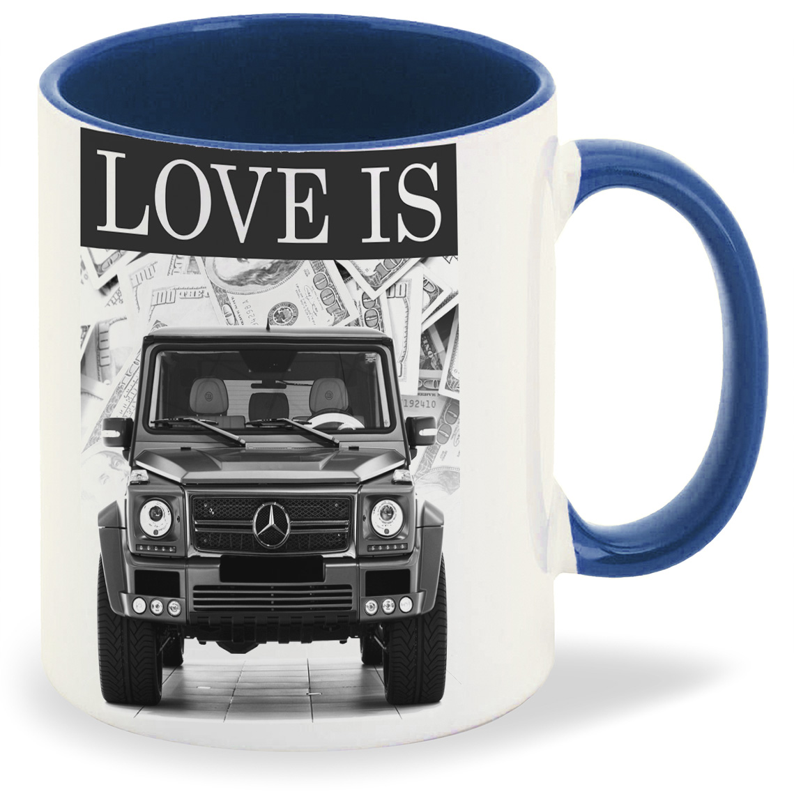 

Кружка CoolPodarok Love is Гелентваген Мерседес, Love is Гелентваген Мерседес