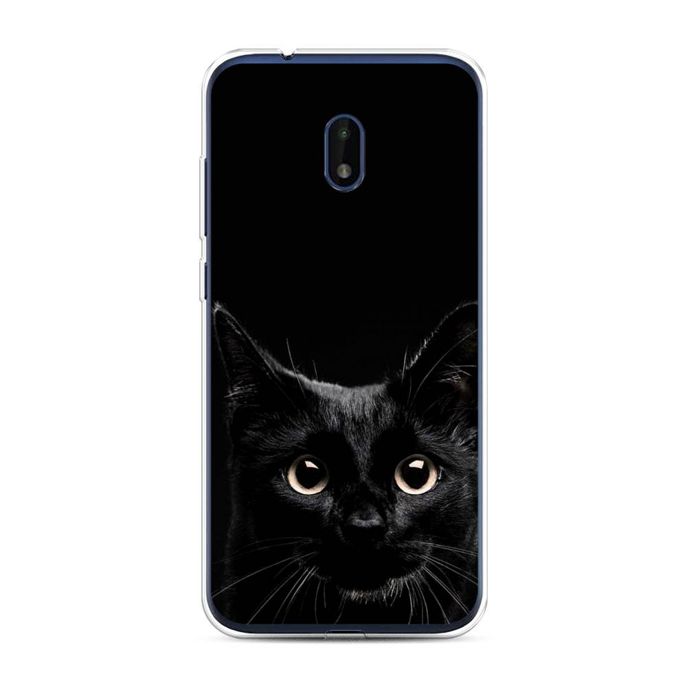 

Чехол Awog на Nokia C1 Plus / Нокиа C1 Plus "Добрый кот", Черный, 124650-1