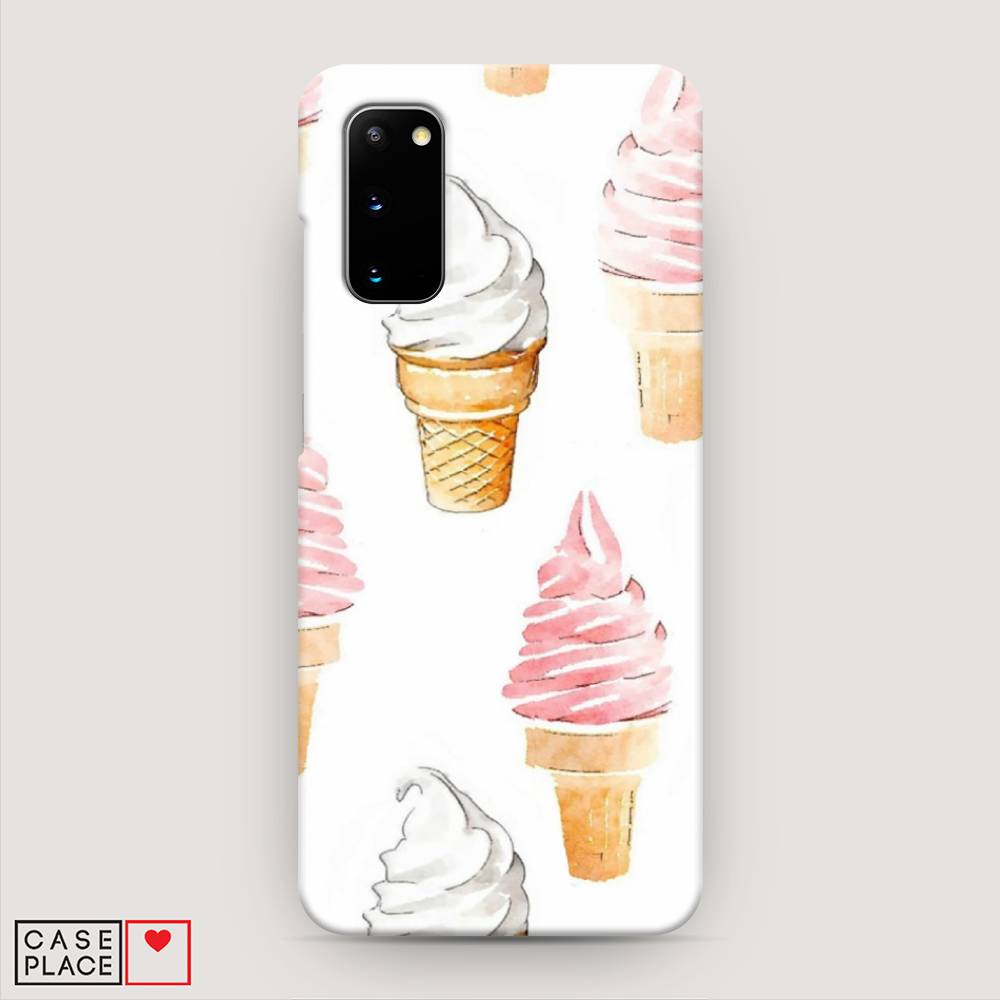 

Пластиковый чехол "Нарисованное мороженое" на Samsung Galaxy S20, 29220-7