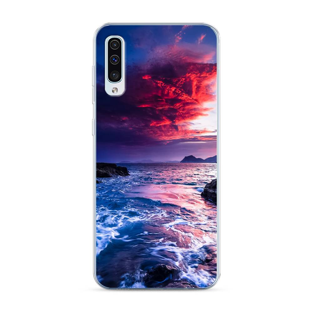 фото Силиконовый чехол "волны 1" на samsung galaxy a30s awog