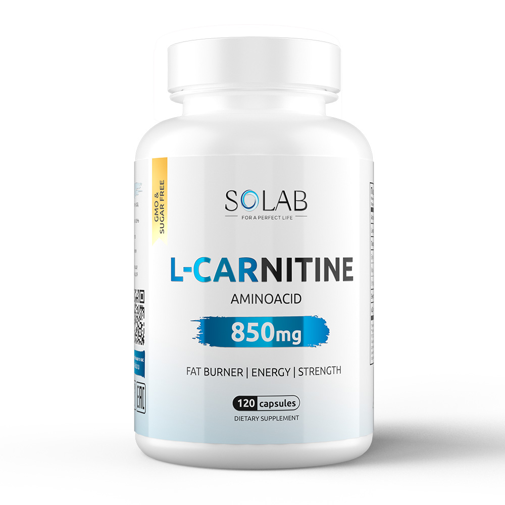 L-Carnitine SOLAB 120 капсул