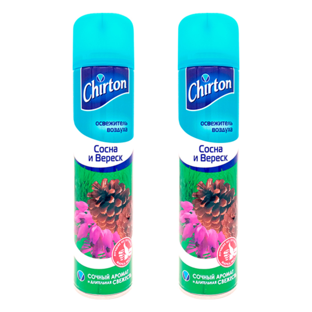 Комплект Освежитель воздуха Chirton Сосна и Вереск 300 мл х 2 шт