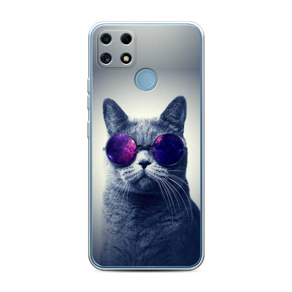 

Чехол Awog на Realme C25 "Космический кот", Разноцветный, 256950-1