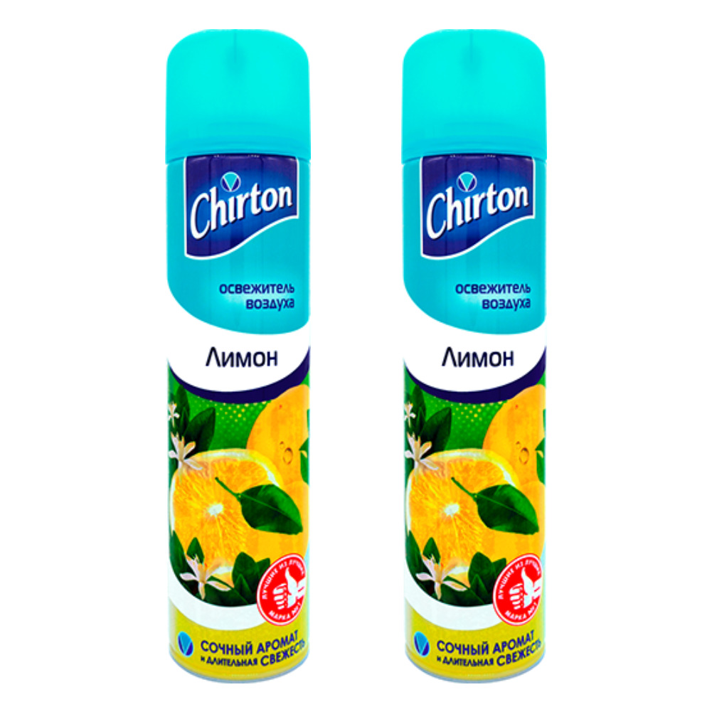 Комплект Освежитель воздуха Chirton Лимон 300 мл х 2 шт
