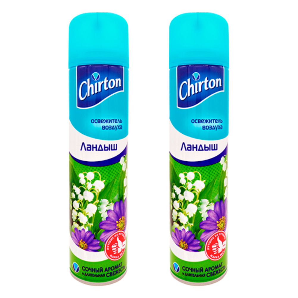 Комплект Освежитель воздуха Chirton Ландыш 300 мл х 2 шт