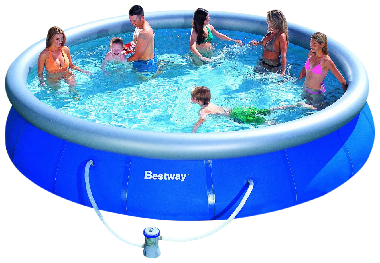 

Надувной бассейн Bestway Fast Set 57127 457x457x107 см, Fast Set