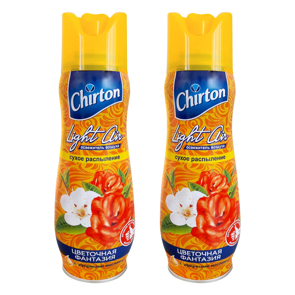 Комплект Освежитель воздуха Chirton Light Air Цветочная фантазия 300 мл х 2 шт