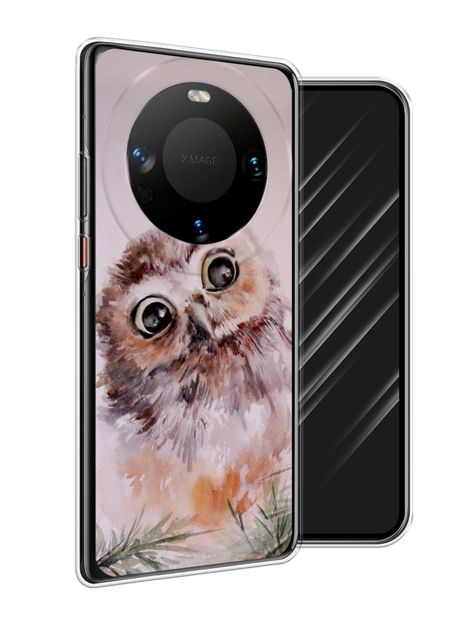 

Чехол Awog на Huawei Mate 60 "Сова на розовом", Розовый;коричневый, 6122150-1