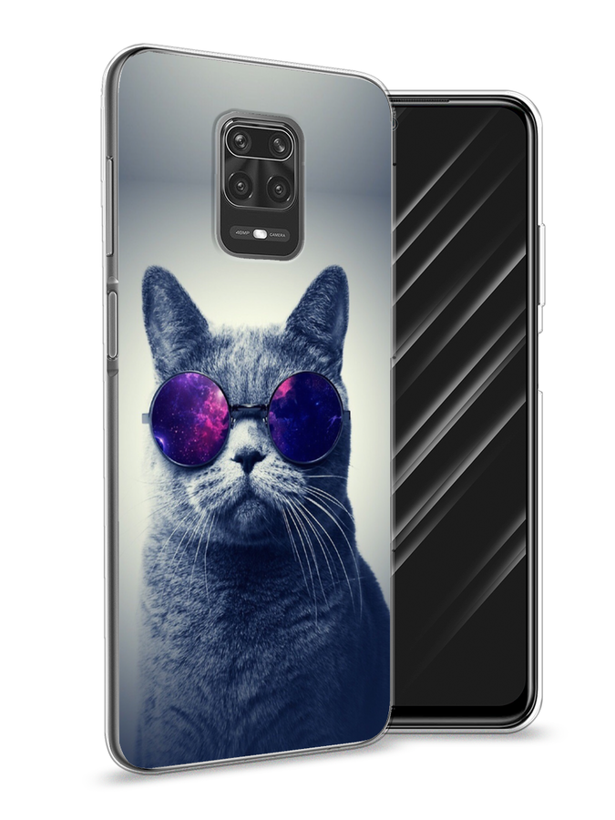 

Чехол Awog на Xiaomi Redmi Note 9S "Космический кот", Разноцветный, 37950-1