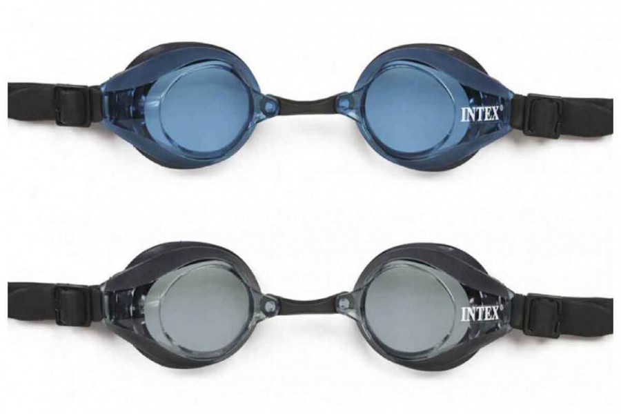 фото Плавательные очки рейсинг 2 цвета с55691 intex