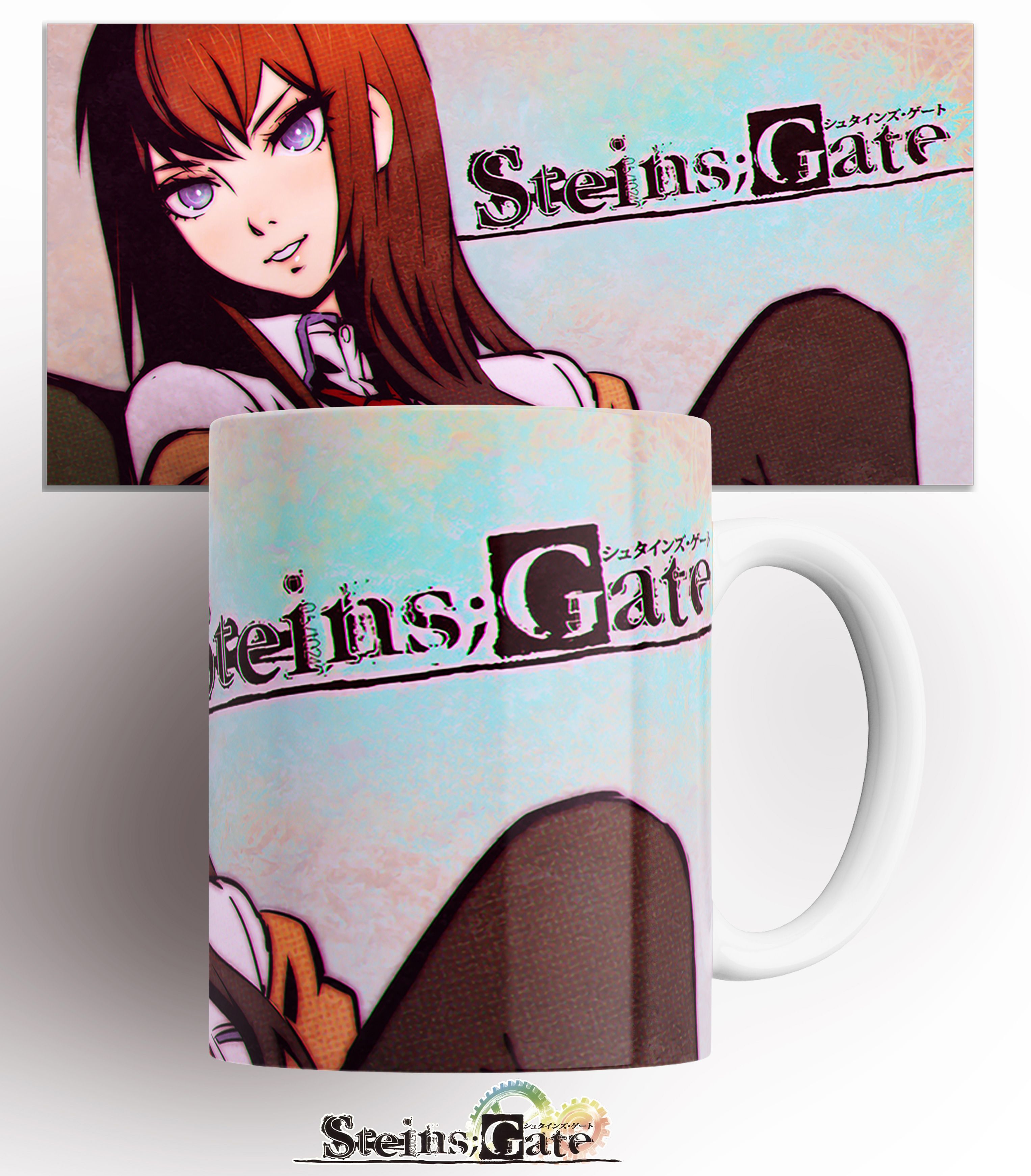 

Кружка аниме Врата Штейна Курису Макисэ Steins Gate Kurisu Makise 330 мл