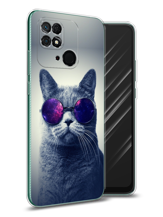 

Чехол Awog на Xiaomi Redmi 10C "Космический кот", Разноцветный, 313450-1