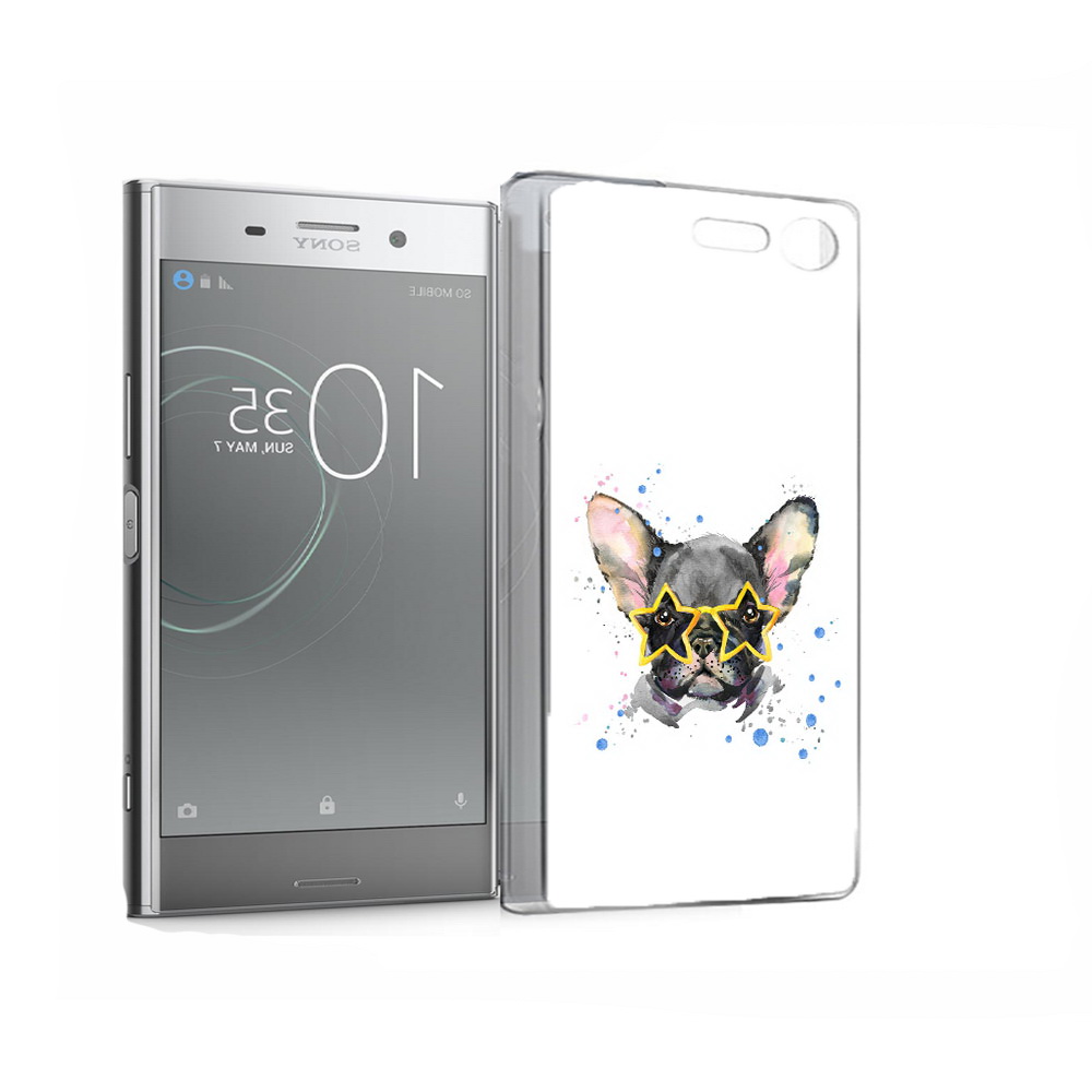 

Чехол MyPads Tocco для Sony Xperia XZ Premium буля в очках (PT67145.226.252), Прозрачный, Tocco