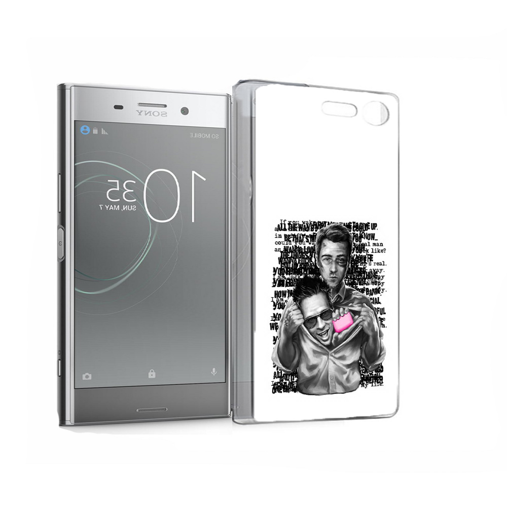 

Чехол MyPads Tocco для Sony Xperia XZ Premium бойцовский клуб (PT67145.226.242), Прозрачный, Tocco
